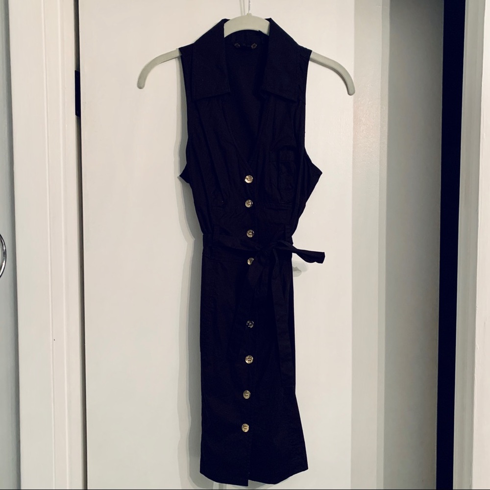 GUESS Button-Up Mini Dress